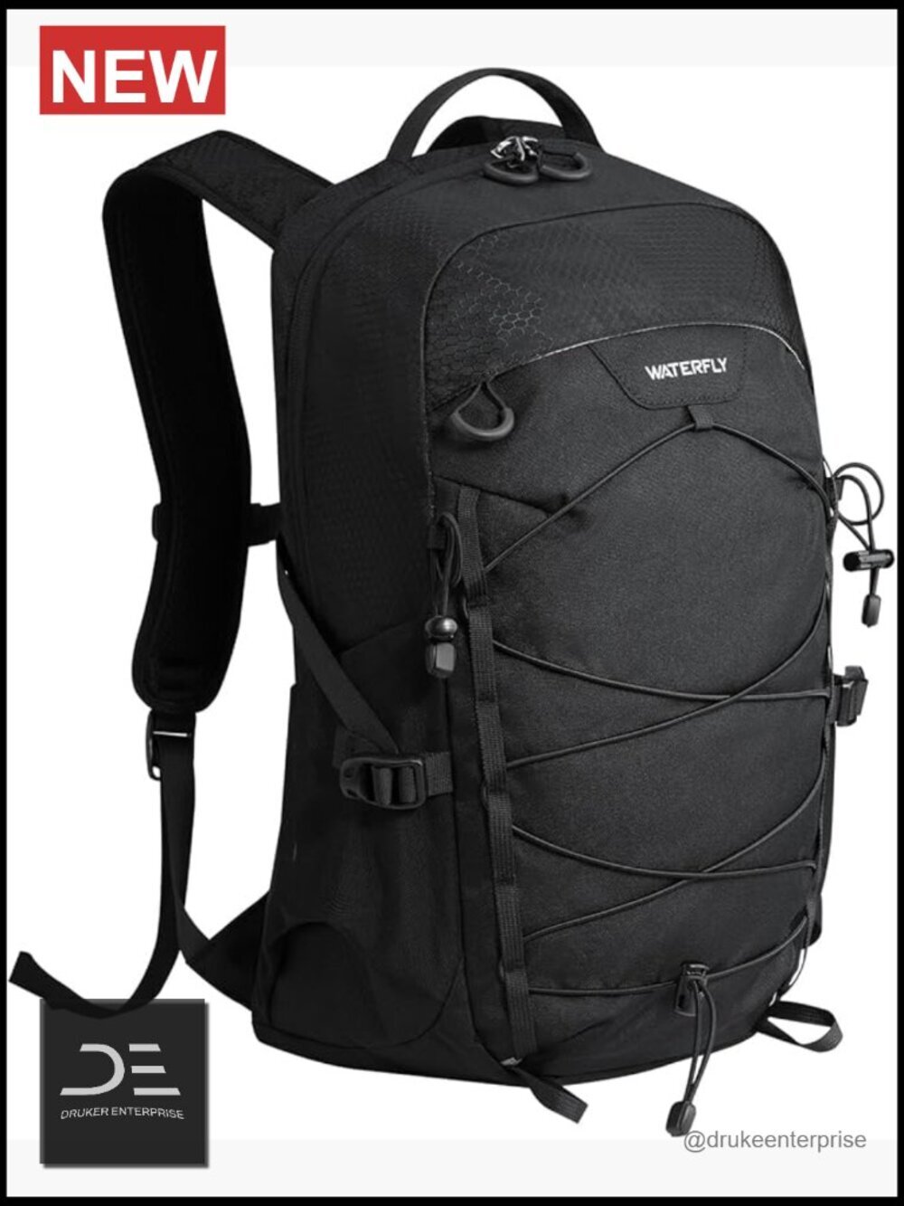 Lightweight 20L Hiking Backpack for Women Men, Multi-Pocket, Breathable Back